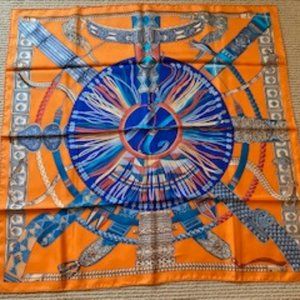 Hermes Silk Scarf